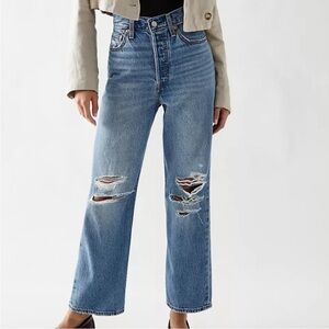 Levi’s ribcage straight jeans